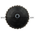 2" Mini Flap Disc with Rubber Holder with Screw